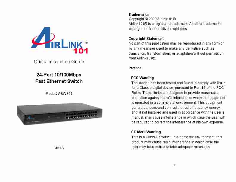 Airlink101 Switch ASW324-page_pdf